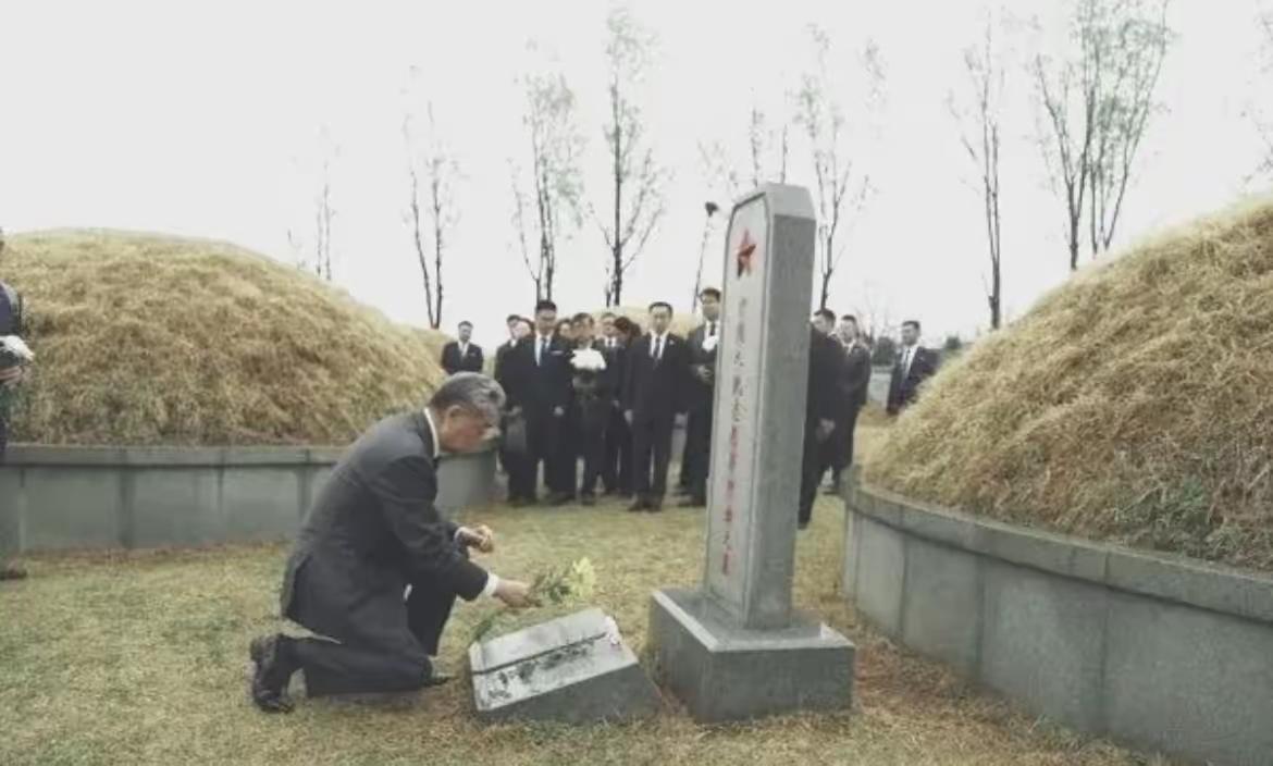 72岁王毅冒雨单膝一跪，这一跪，跪出了大国的脊梁！


平壤冷雨里，72岁的王毅