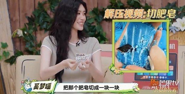 奚梦瑶爱看切肥皂视频解压爸爸当家 谁懂啊！看《爸爸当家》被奚梦瑶的解压方式圈粉！