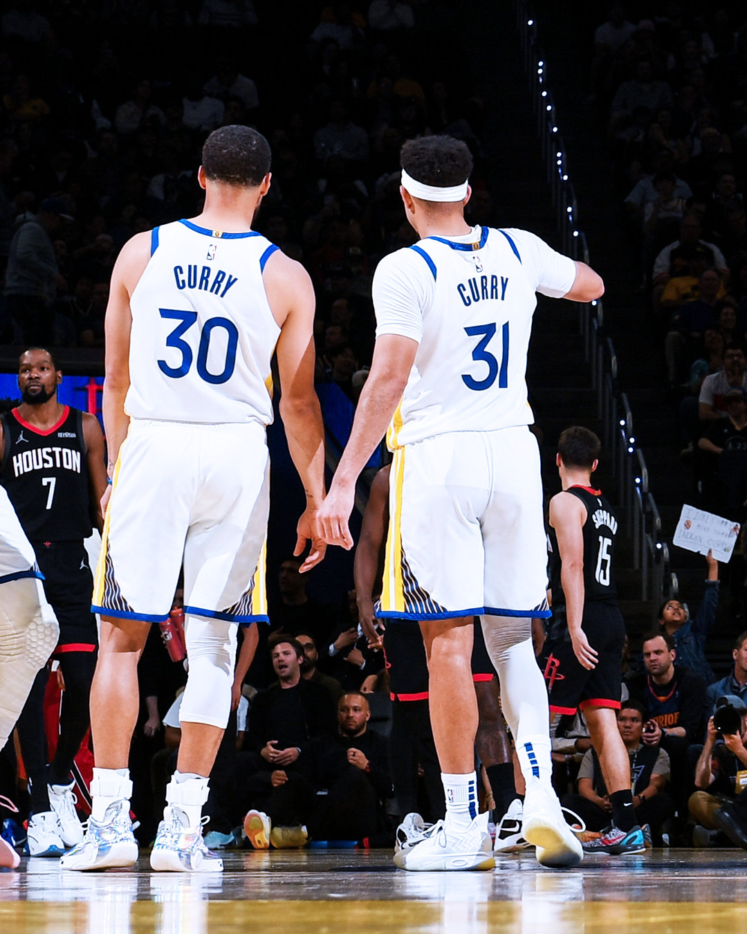 库里兄弟！火箭vs勇士库里复出库里9000球