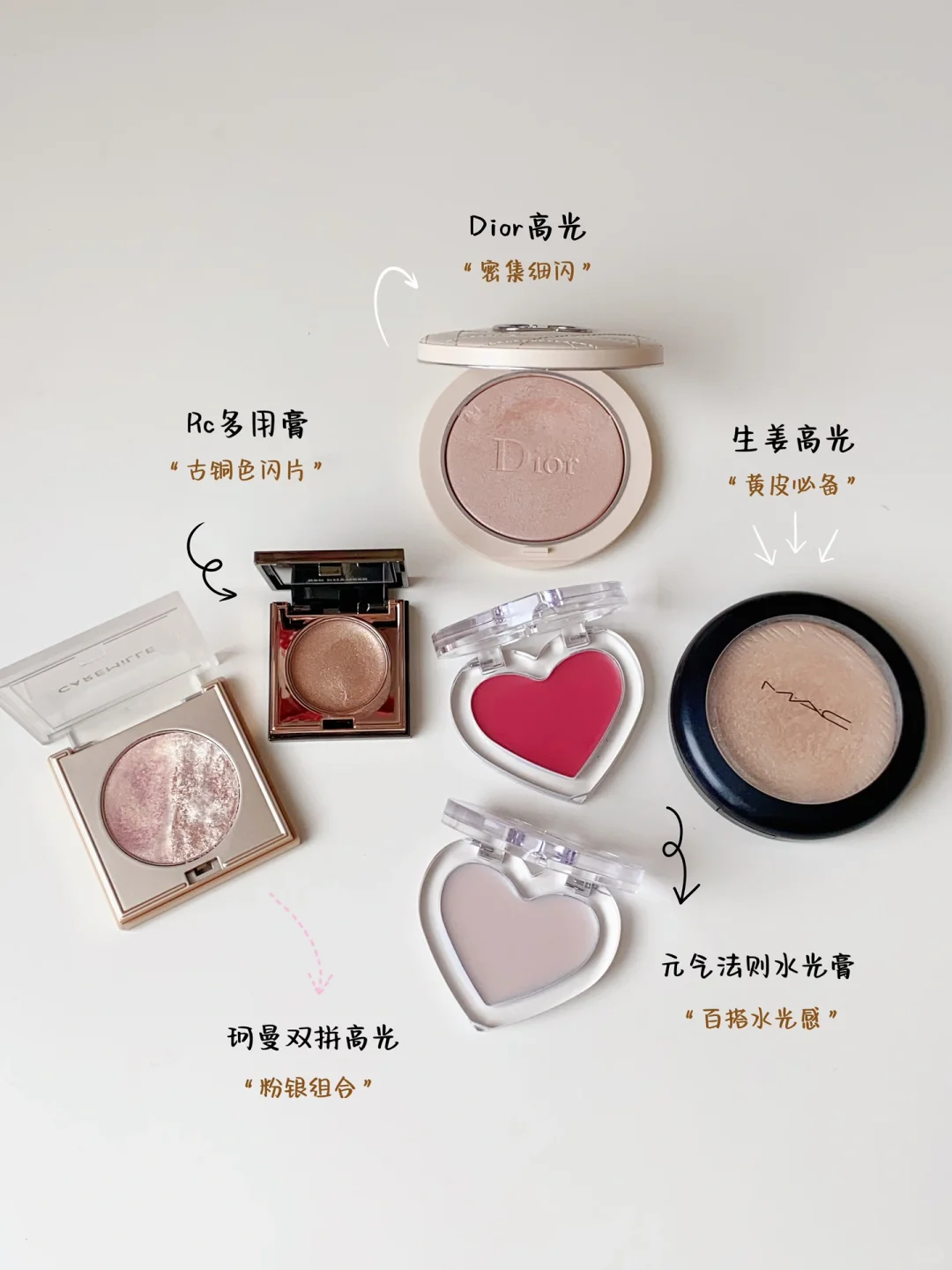 👩🏻‍🦰✨给妆容加分的高光！又仙又美小心机