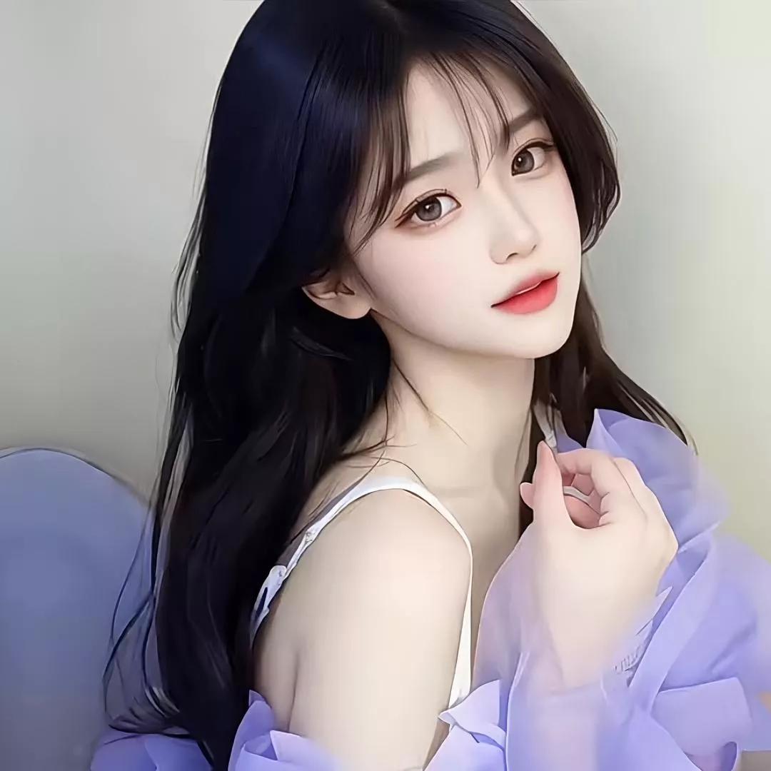 甜美少女，温柔动人，紫衣飘逸，梦幻可爱。温柔白裙少女 温柔蓝裙少女 紫色梦幻少女