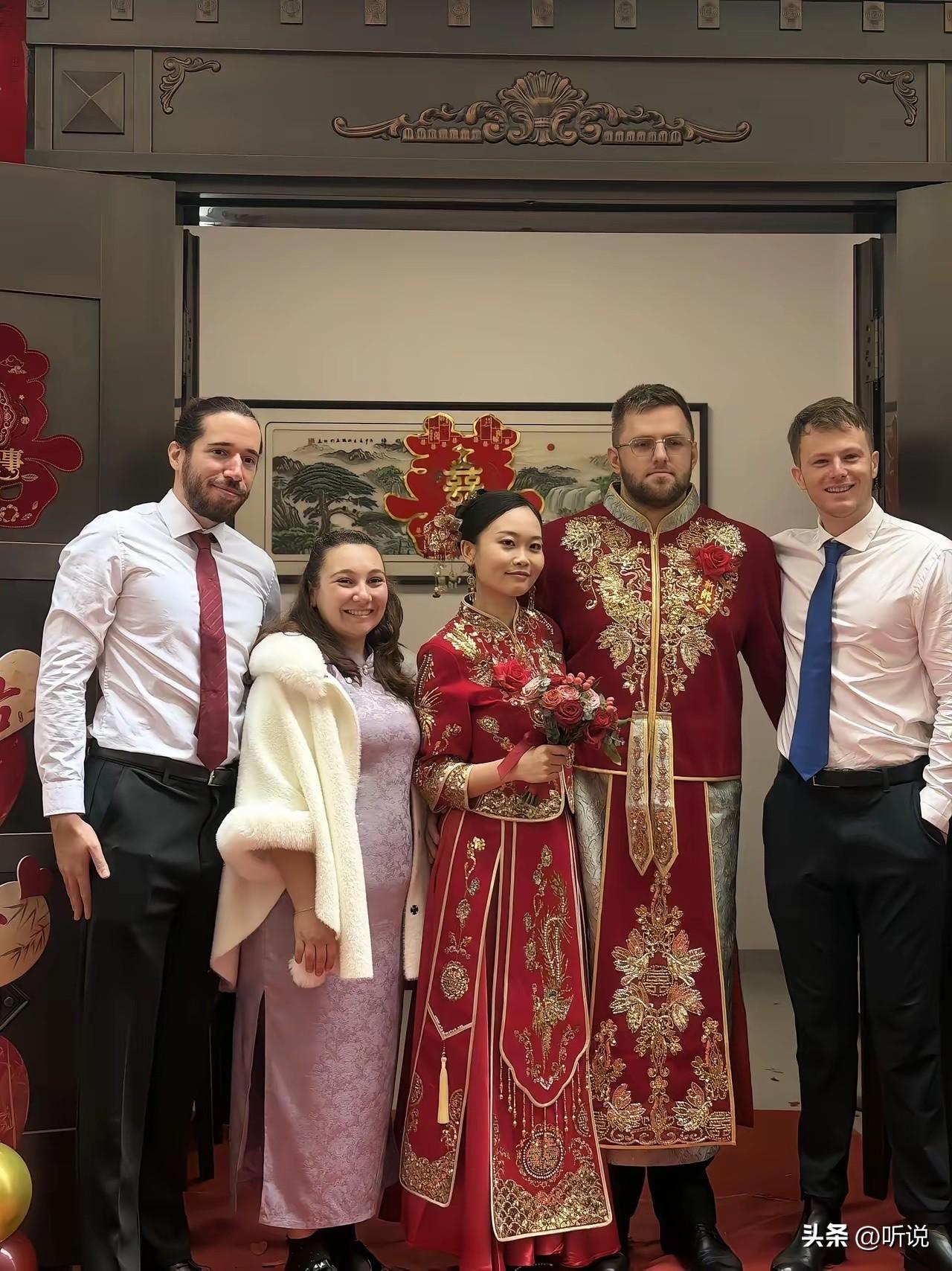 不知道老外有没有给彩礼，车子，房子作为保障