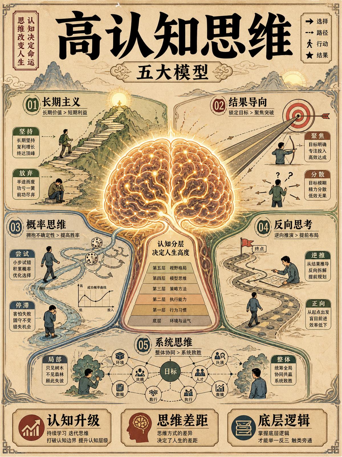 高认知思维的五大模型。