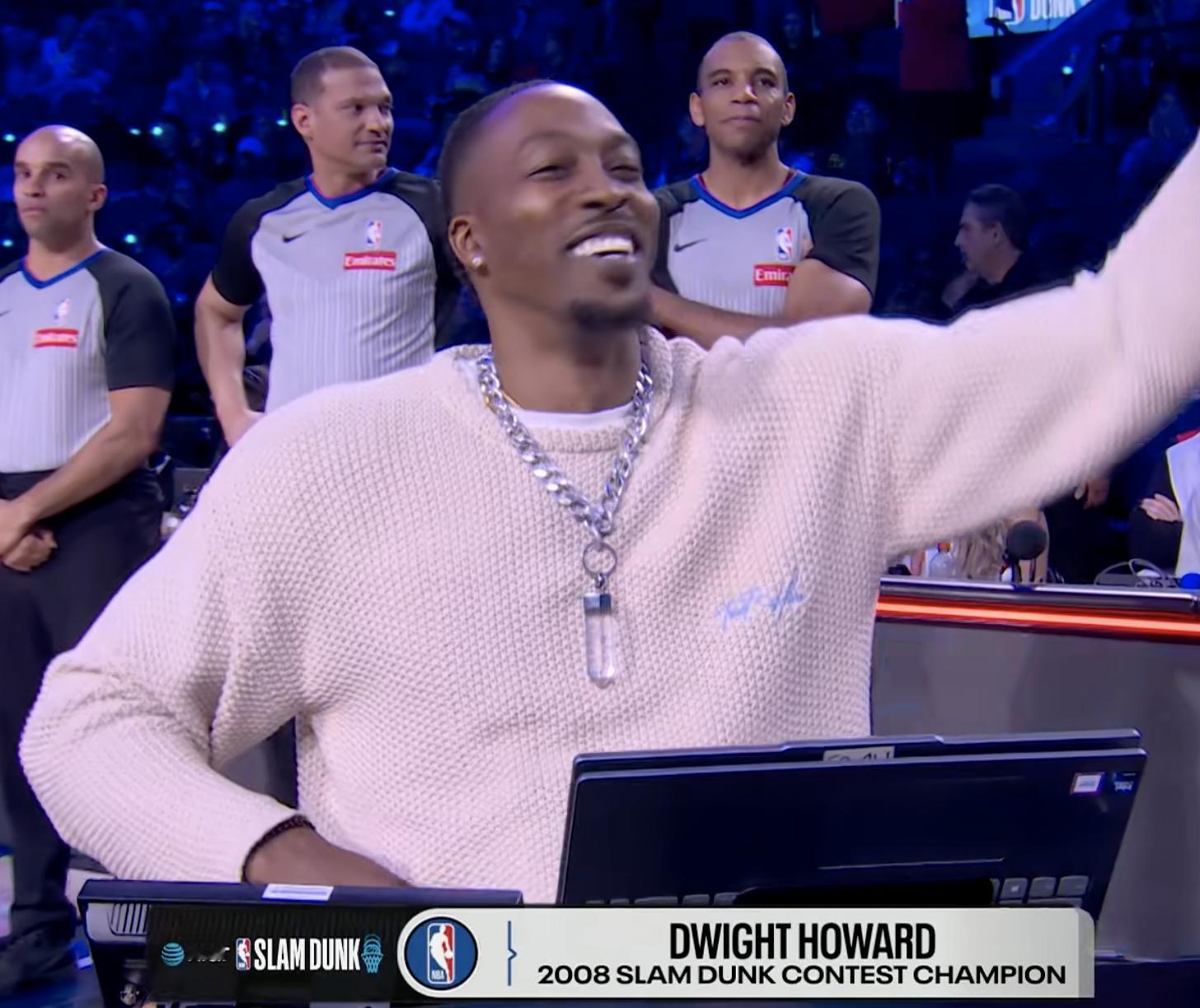 霍华德是本届NBA扣篮大赛的评委之一。2026NBA全明星