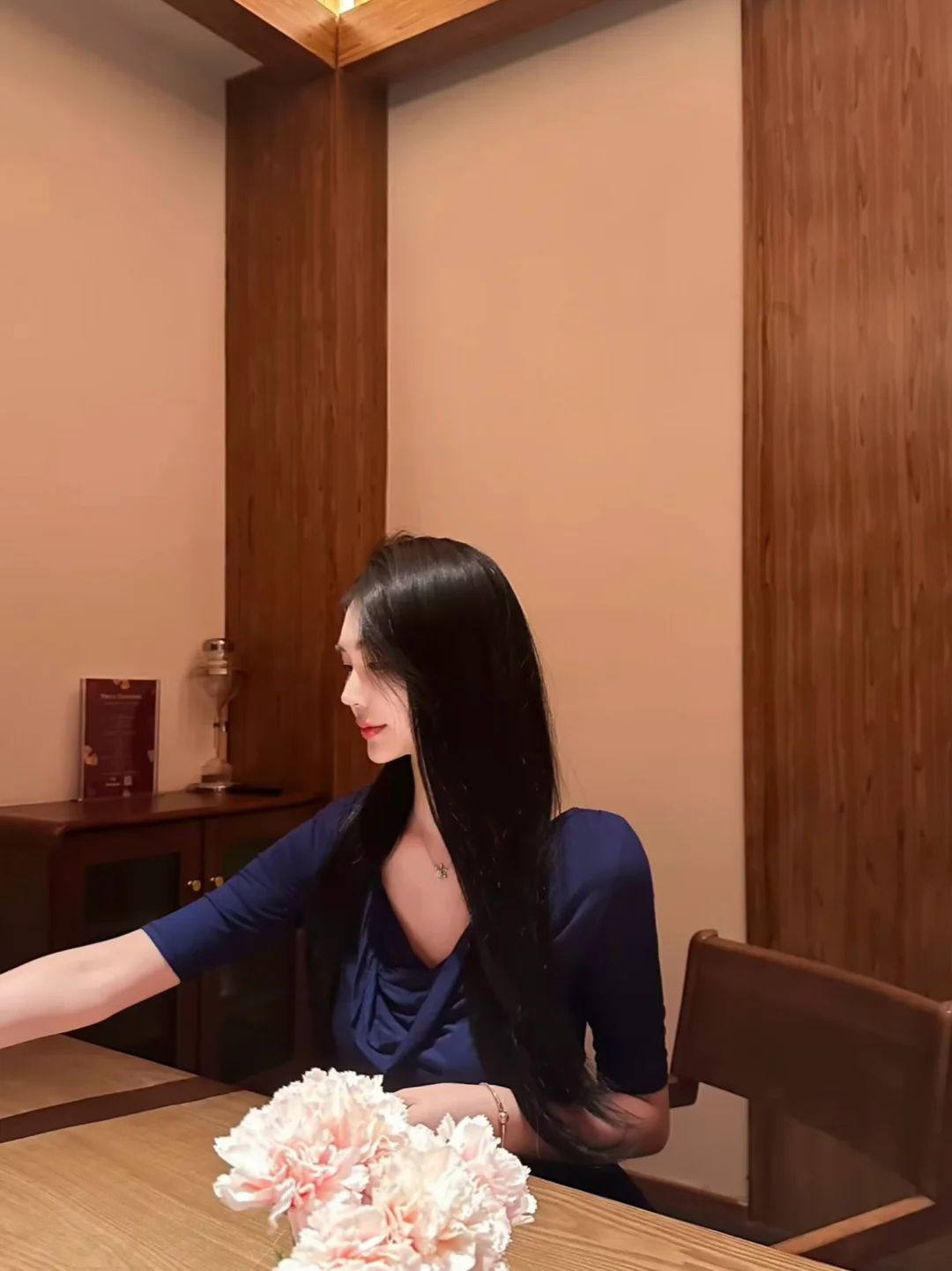 她拍的