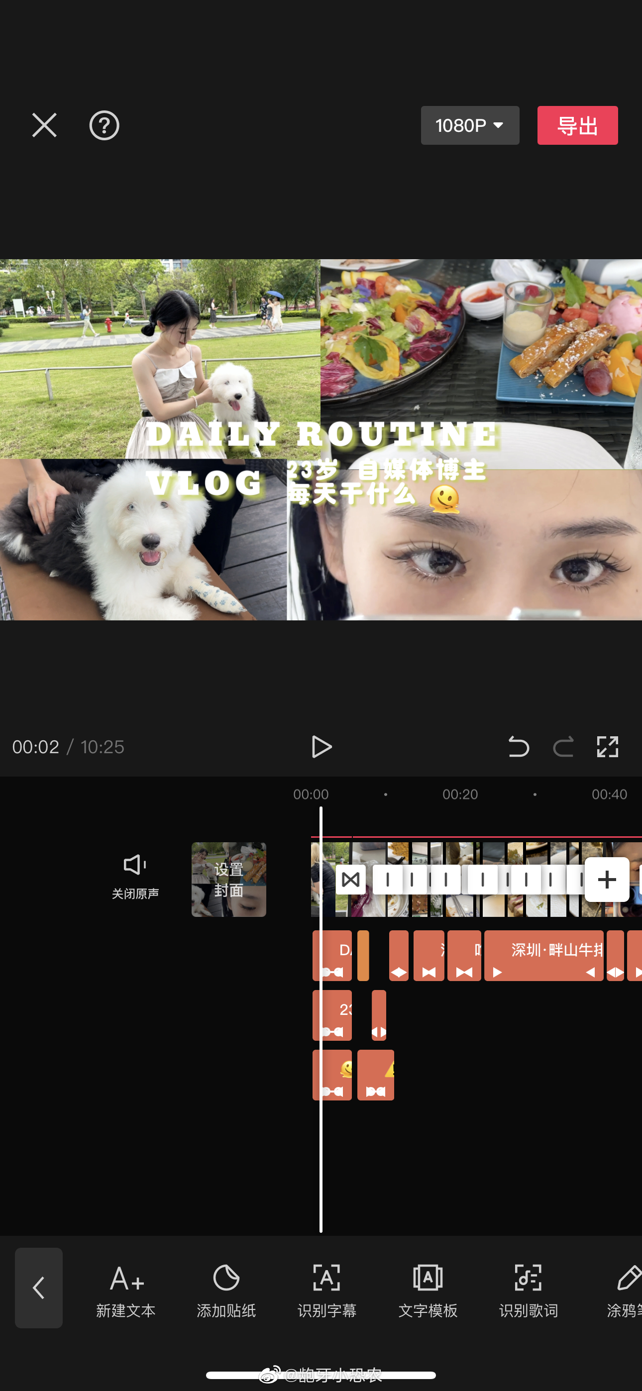 在剪vlog！前两天在群里问大家想看什么时候我都收到了！完全没有问题 就是开箱 
