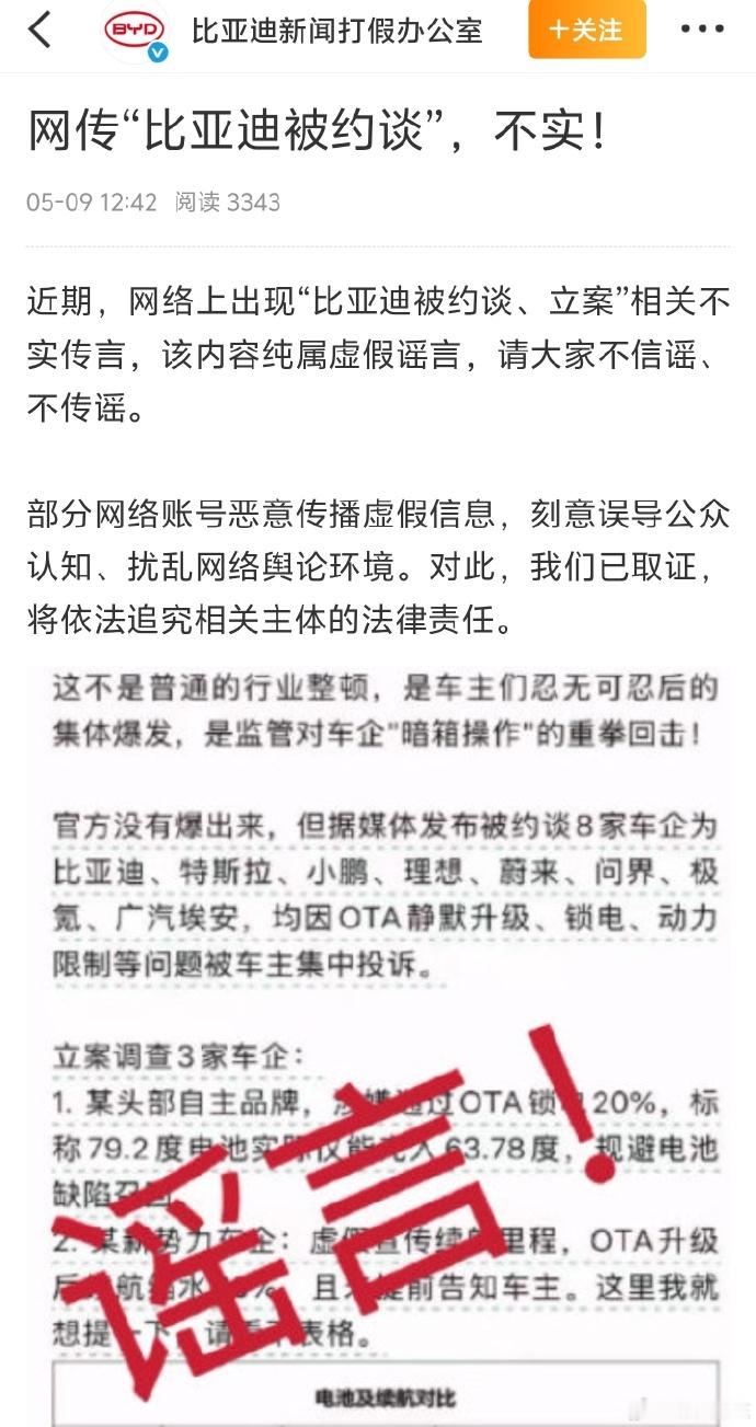 早上说那个8家车企被约谈 应该说是哪8家，有人说为了大局着想，你看这不公布的结果