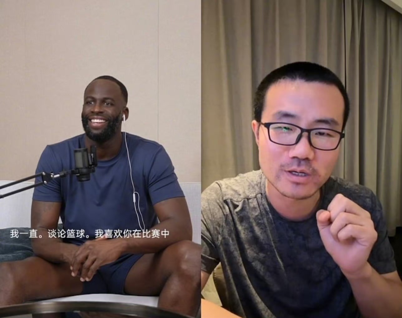 娱乐[超话]徐静雨说他是追梦格林的超级粉丝徐静雨追梦格林同框双厨狂喜 天呐！徐静