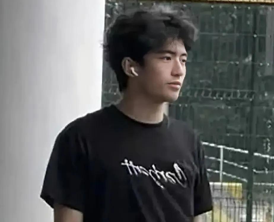 谢霆锋父子迪拜度假被偶遇，
两父子像两兄弟一样，
都是双手插兜，气质相近，身高现