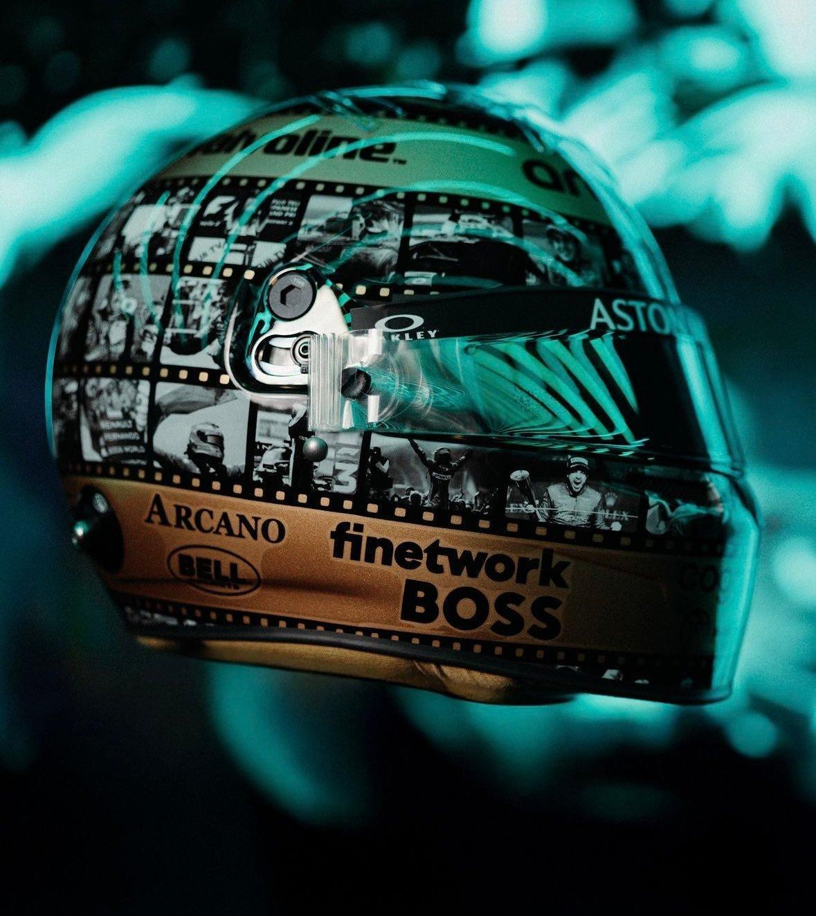 阿隆索将在墨西哥迎来生涯第400场大奖赛，这是他在本周使用的特别款头盔。 ​​​