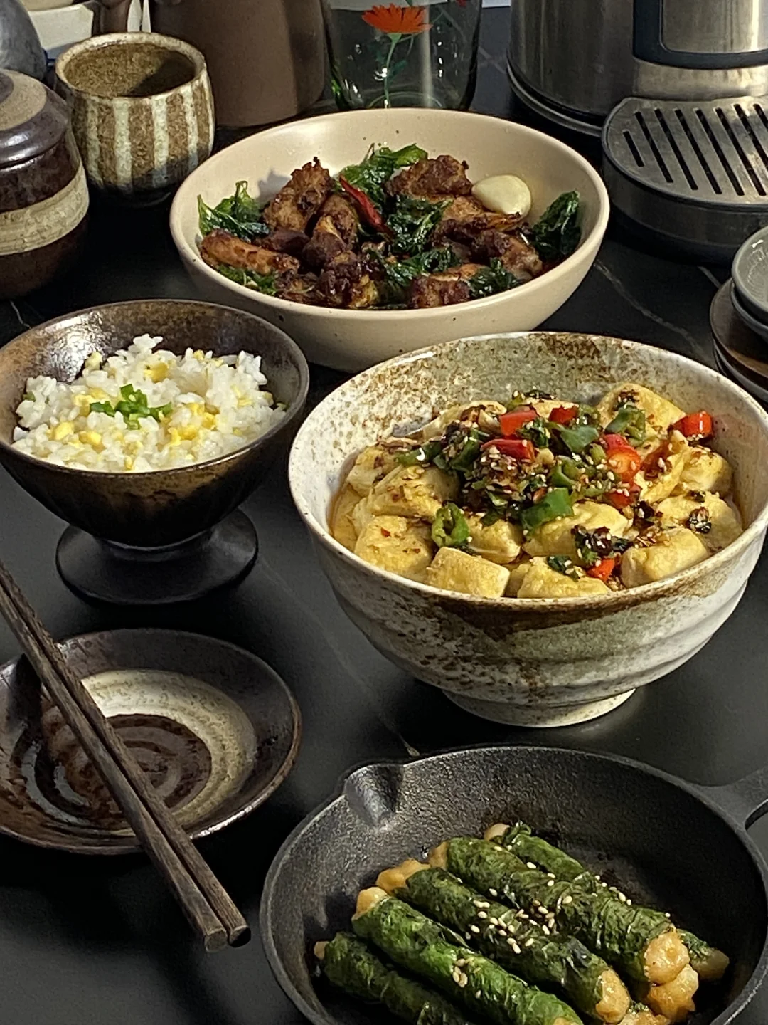 宵夜食谱📜包浆豆腐 香炸排骨 紫苏虾滑