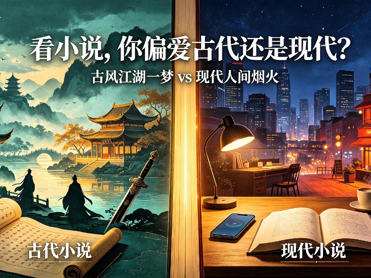家人们，问大家一个简单的问题：看小说，你偏爱古代的，还是现代的？
 
我发现好多