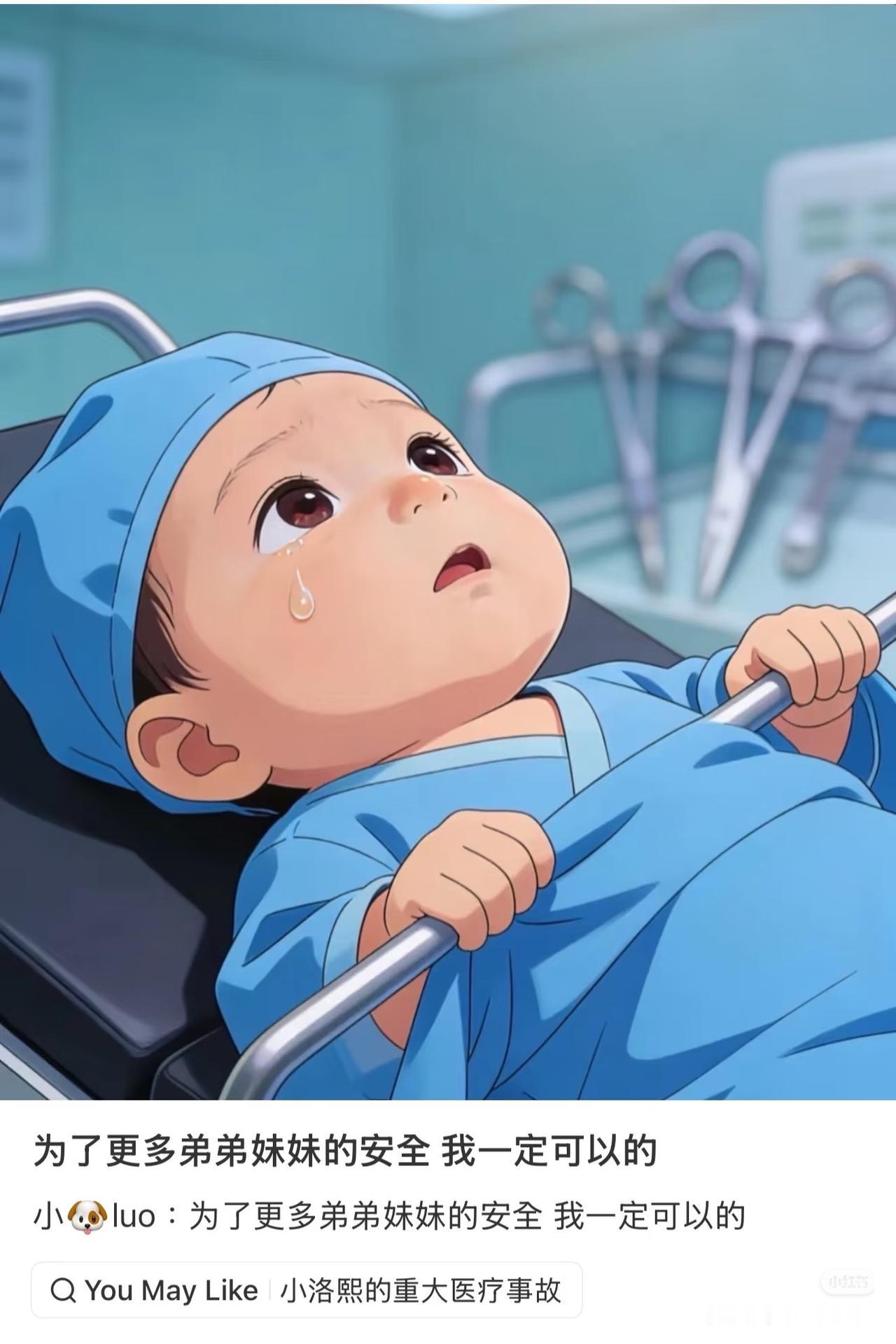 当妈以后，最见不得孩子受罪。哪怕这是别人的孩子。哪怕医生不是出于本意。

但有一