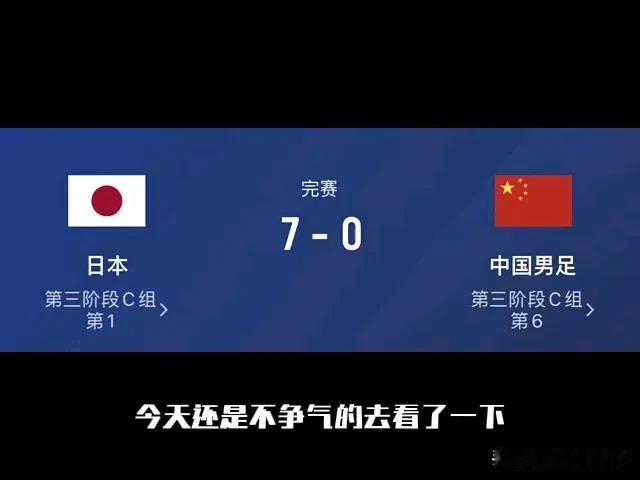 俗话说：“练武不练功，到老一场空。”国足输给了日本，而且输得惨不忍睹，归根结底是