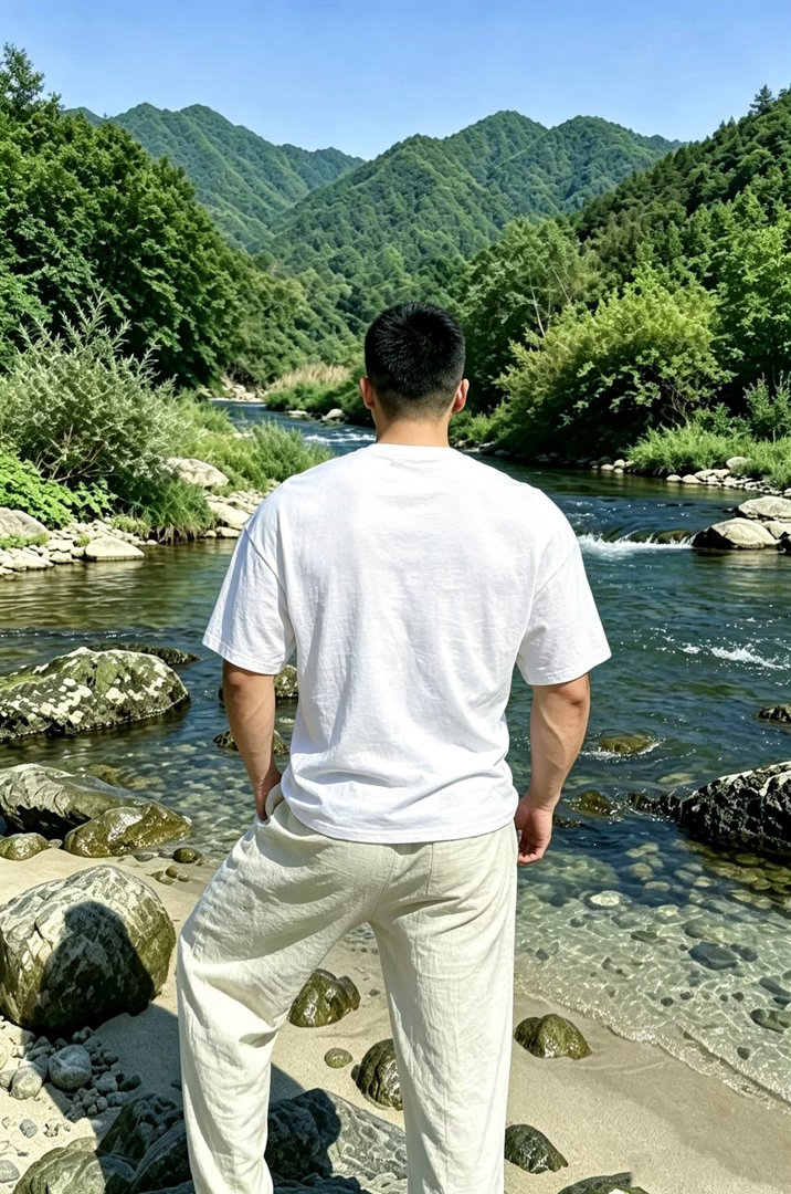 今日二伏  二伏盛夏，青山溪水纳清凉，褪去浮躁，内心从容安稳。 