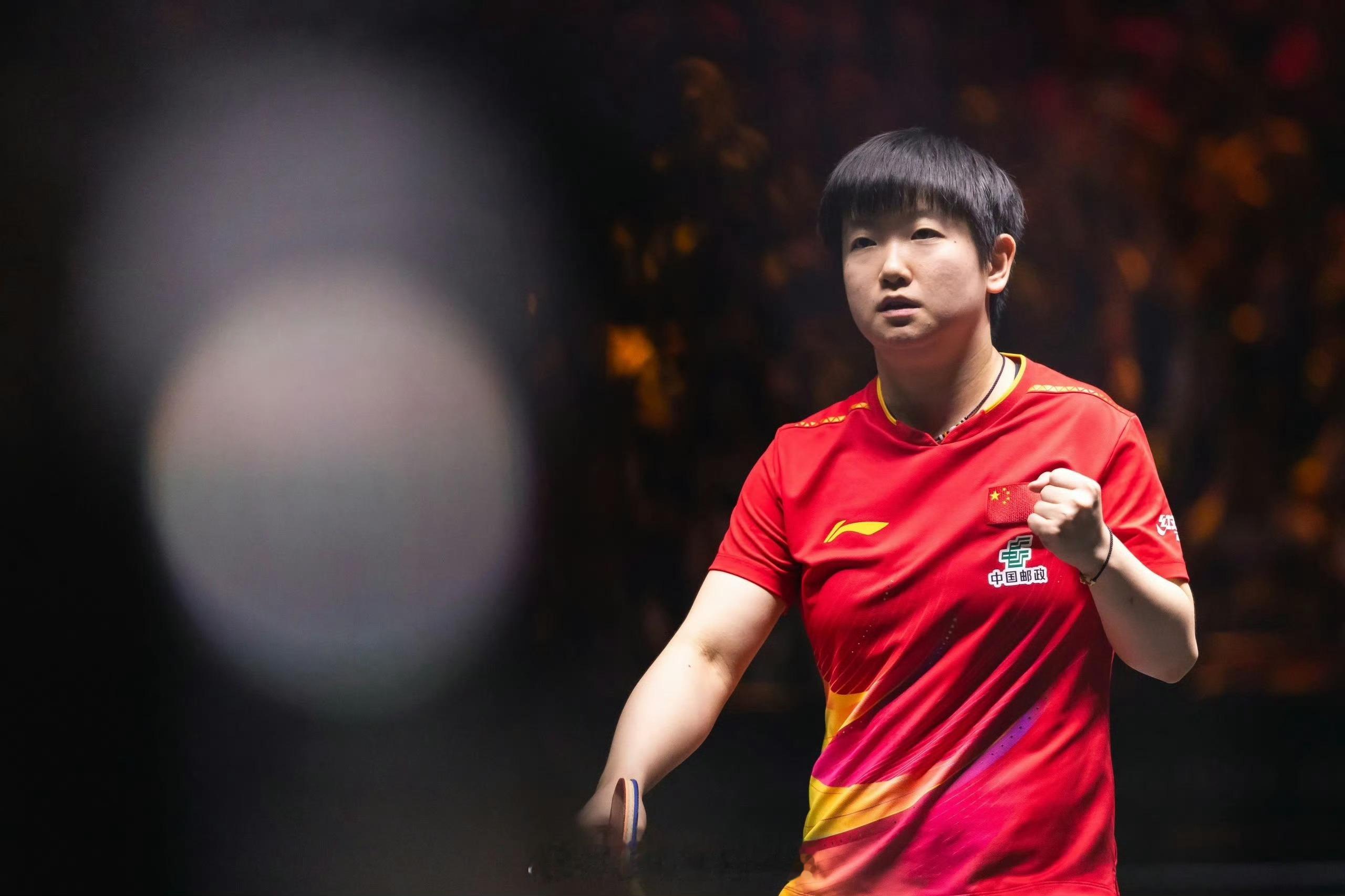 亚锦赛女团中国vs韩国第一场，孙颖莎3-1(11-4、11-8、4-11、11-