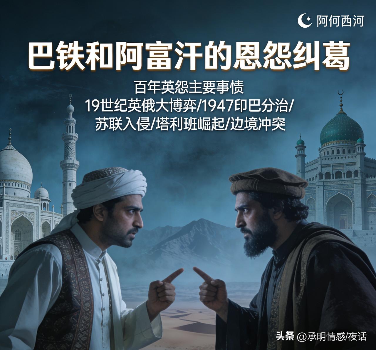 巴铁和阿富汗咋也“掐”起来了？这百年恩怨，比电视剧还狗血！

       英国