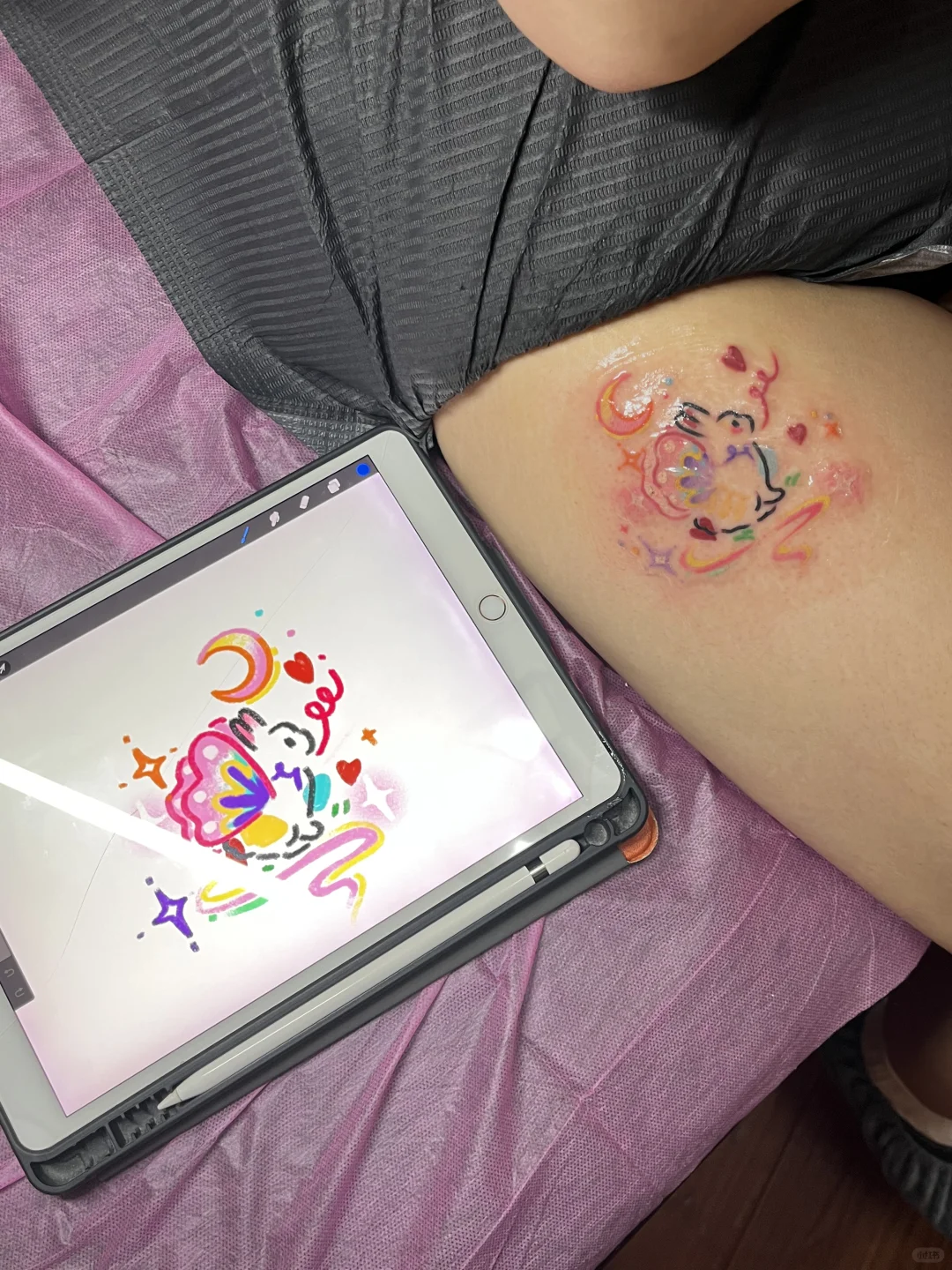 纹身修改｜🐰🦋🌛✨
