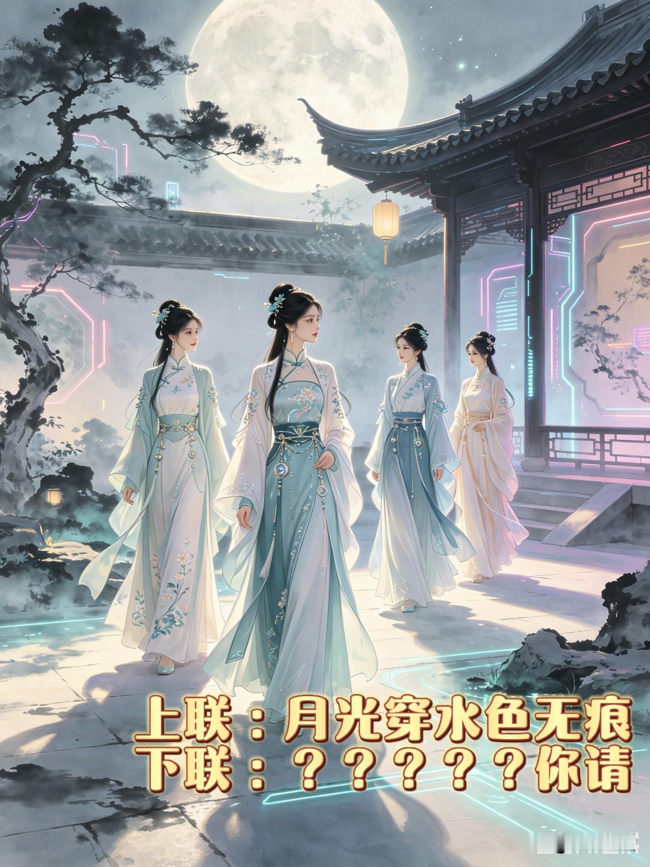 终于体会到对对联的难处了！自己凑了个上联，想了半天愣是接不出合意的下联。现公开征