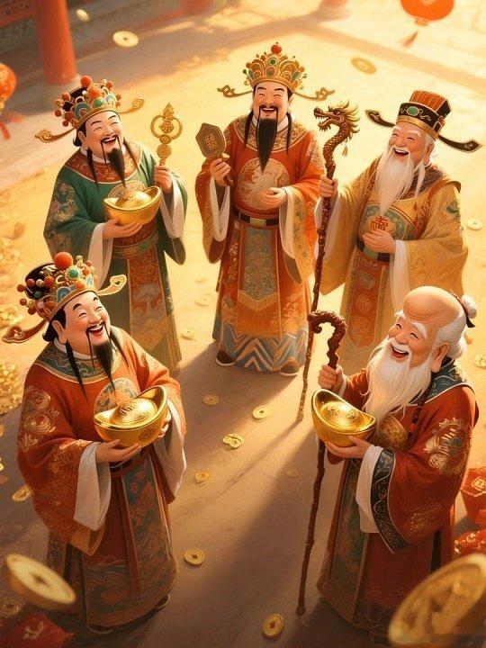 今日开运。福星高照，禄位晋升，寿比南山，良缘可期，财源广进。五神临门，诸事大吉。