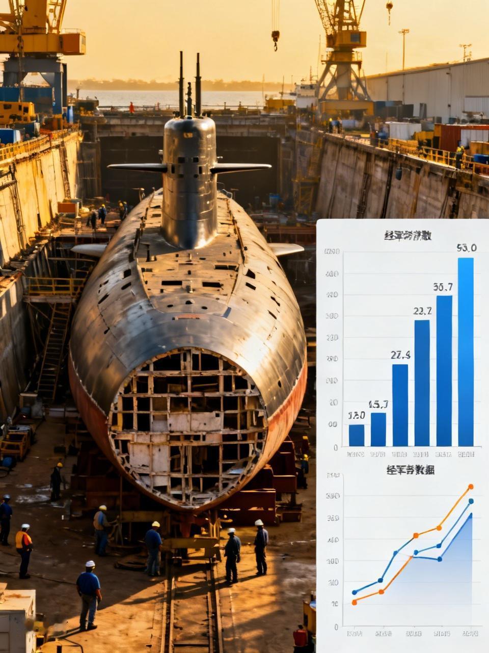 美军潜艇建造对美国经济的影响宛如一把双刃剑。从国防工业方面来看，它堪称经济的兴奋