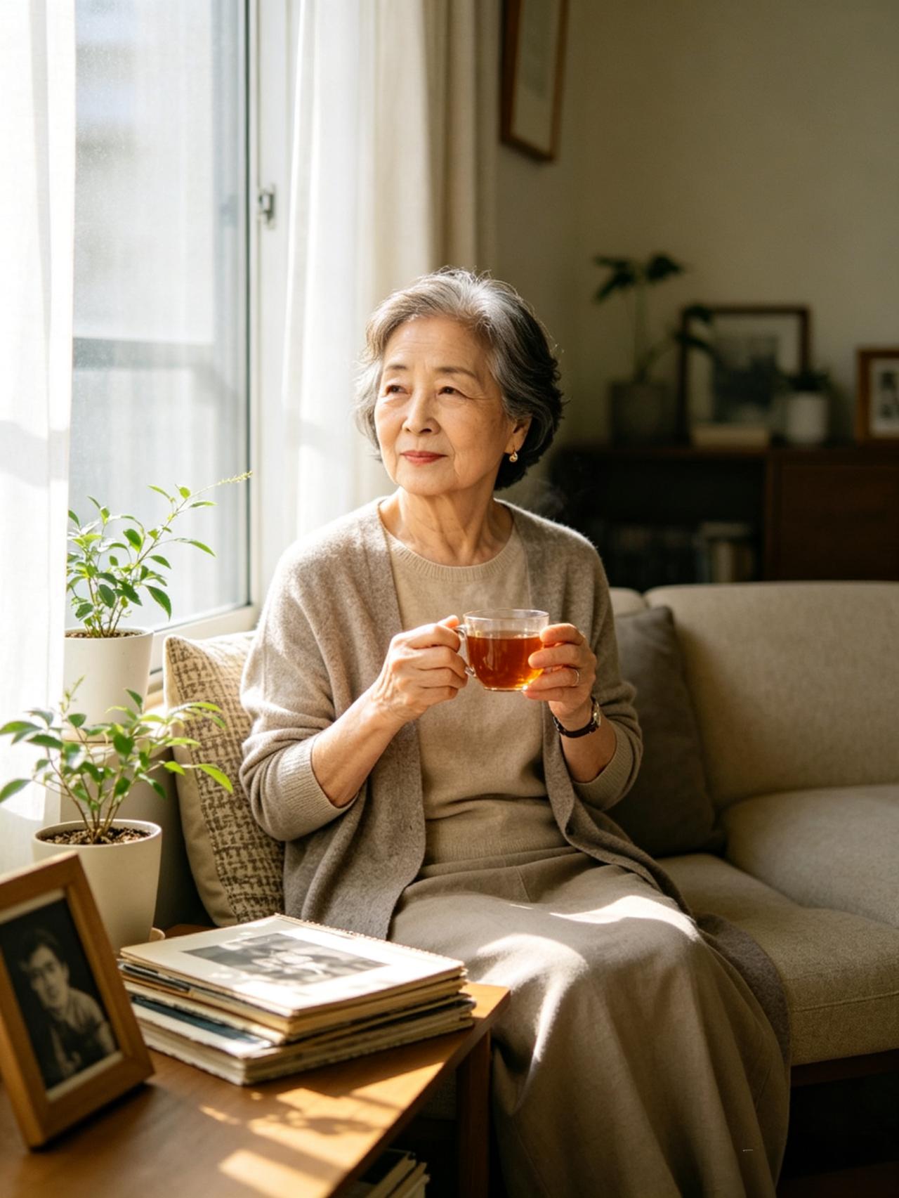 人到晚年，真正靠谱的养老，就这四点
 
第一、学会狠心放手。
不是对子女冷漠不管
