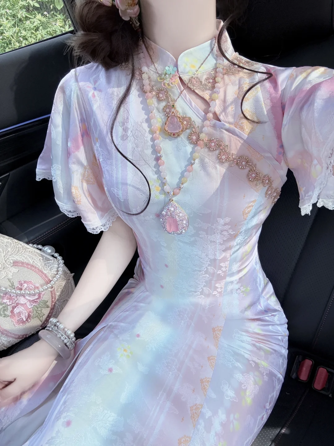 漂亮是一种感觉🫧改良旗袍也太漂亮啦！！🌸