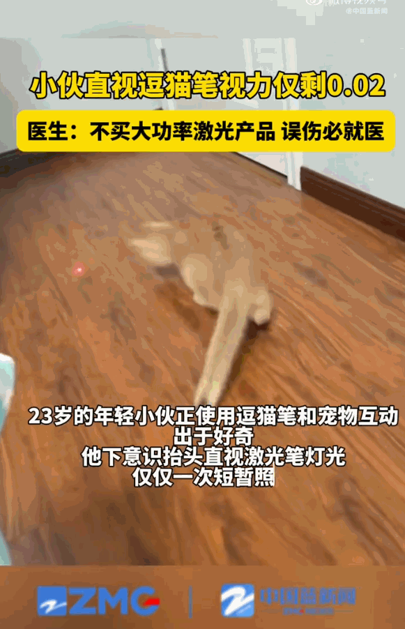 后怕不已！浙江宁波 23 岁小伙正逗猫，随手把玩解压小玩具，下意识抬头一瞬间，物