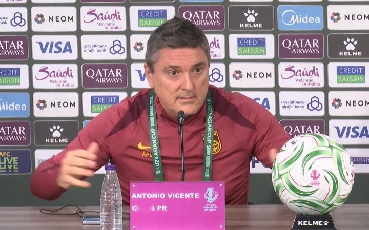 安东尼奥展望U23决赛安东尼奥称要对自己有信心 U23国足主帅安东尼奥展望决赛：