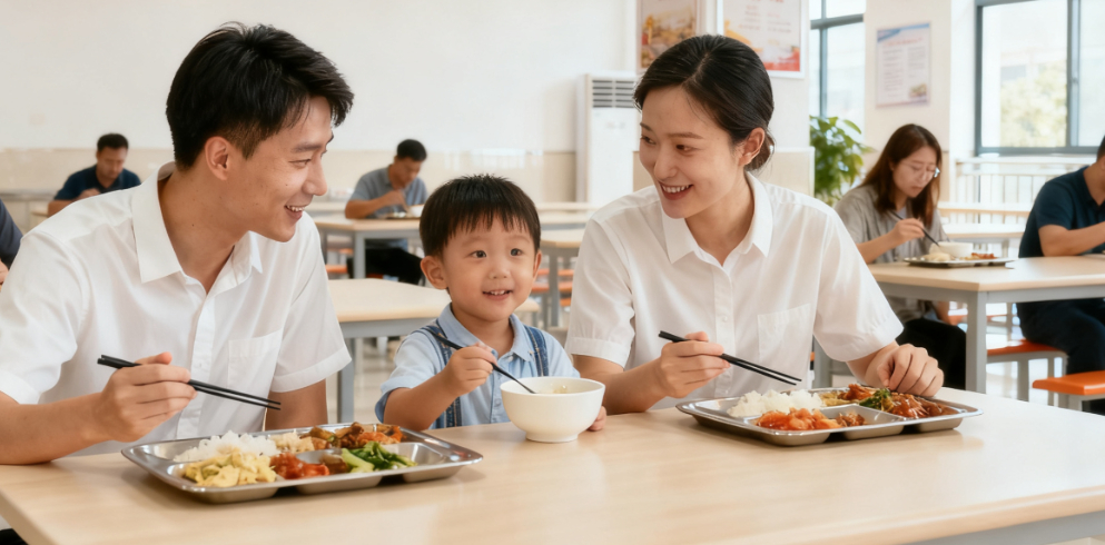 #机关食堂开放是服务型政府的试金石#【#一顿饭的温度丈量城市治理精度#】临近国庆