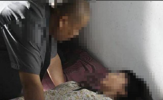 广西，一男子路过一女子家看到她家房门没关，直接就偷偷溜进去，直接跟熟睡的女子发生
