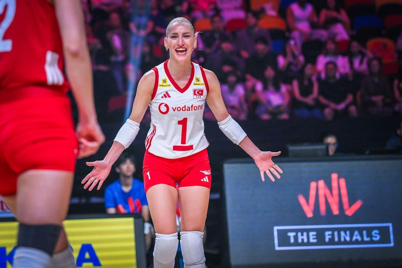 2026年世界女排联赛 🏆 VNL总决赛 x 自由人的一传表现🔝 到位率 -