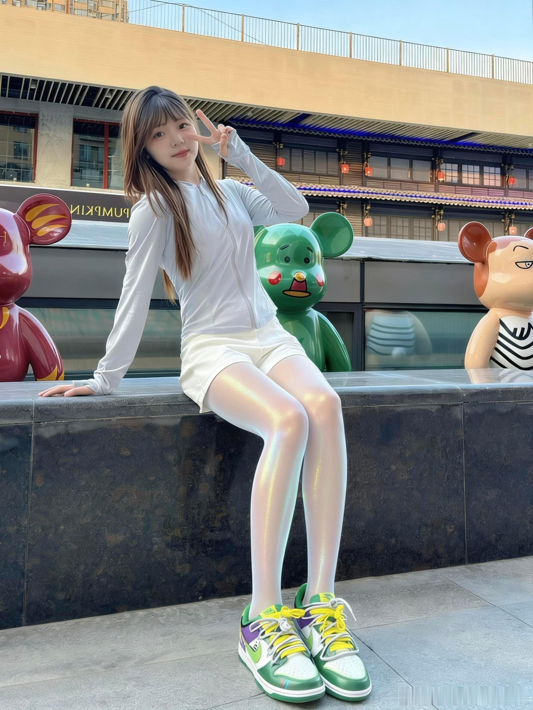 这个丝袜是什么颜色？有点炫酷~ 