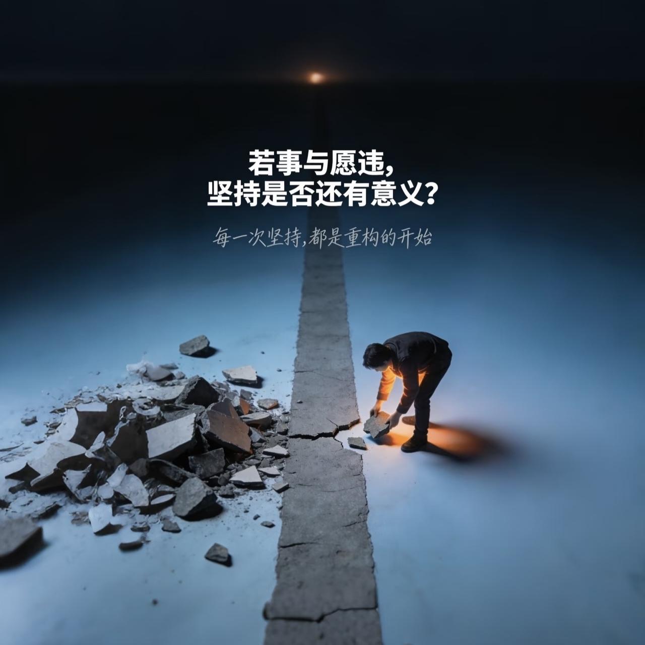 刷到一篇作文选题:若事与愿违，坚持是否仍有意义？看到底下的一条评论，真的醍醐灌顶