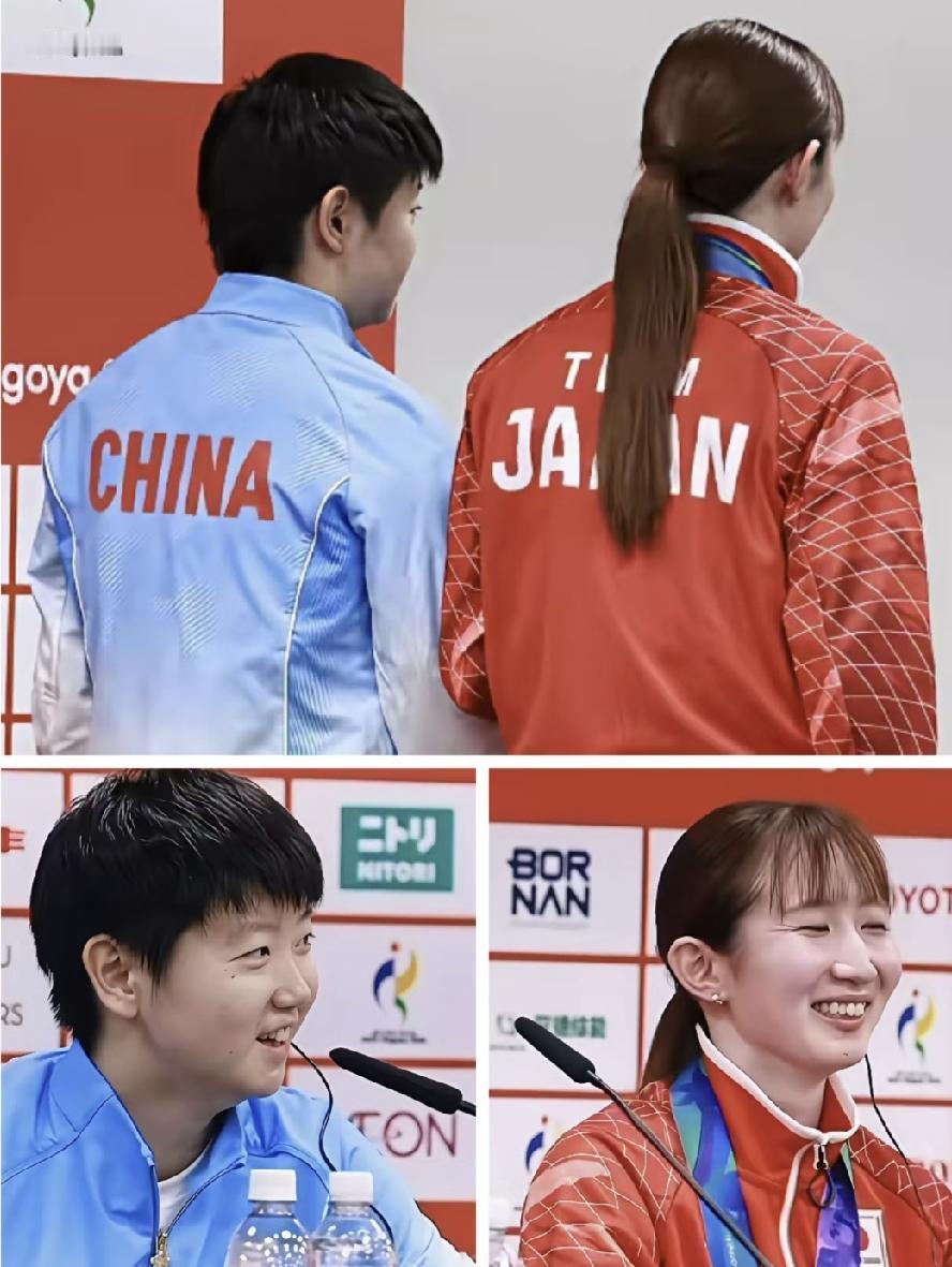 我感觉早田希娜、张本美和才是真正的懂莎莎和莎莎惺惺相惜。
你看早田希娜与莎莎交手