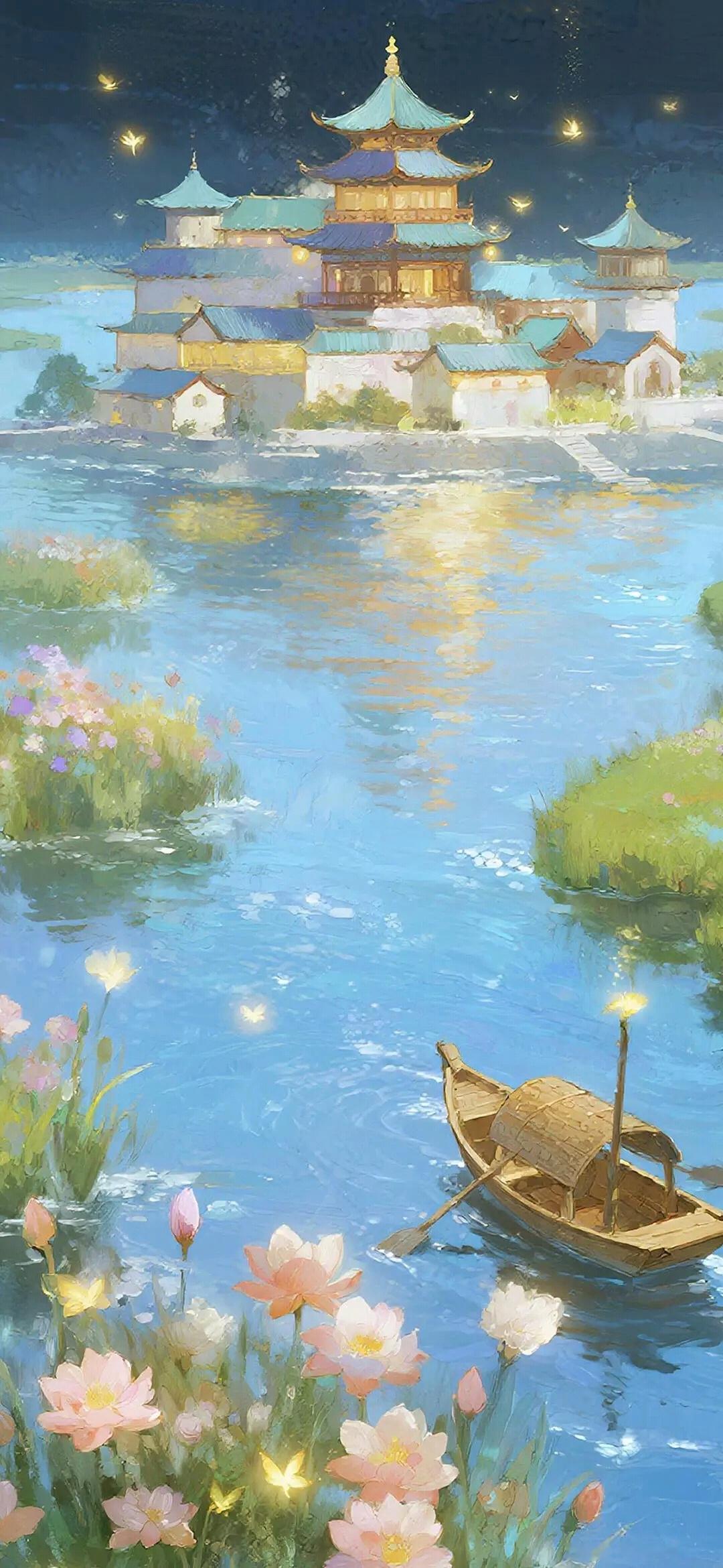 低饱和度｜暖色系｜治愈系｜插画壁纸｜手机壁纸｜ 
