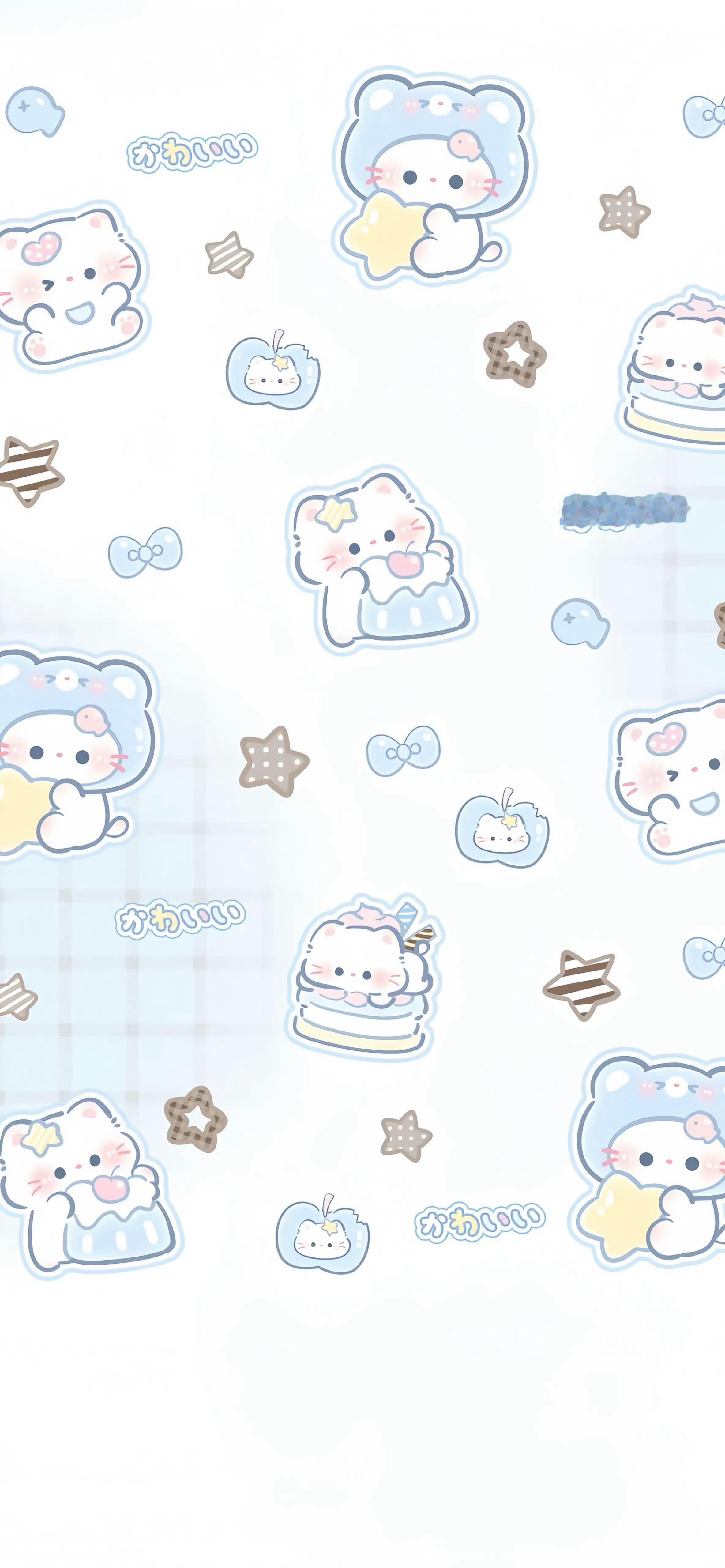 蓝色聊天背景图｜wallpaper｜WeChat 