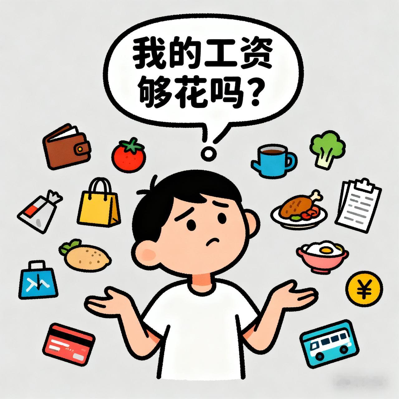 坦白说，我的工资，刚好卡在“够用”与“不够用”的临界点上。

每月工资到账，第一