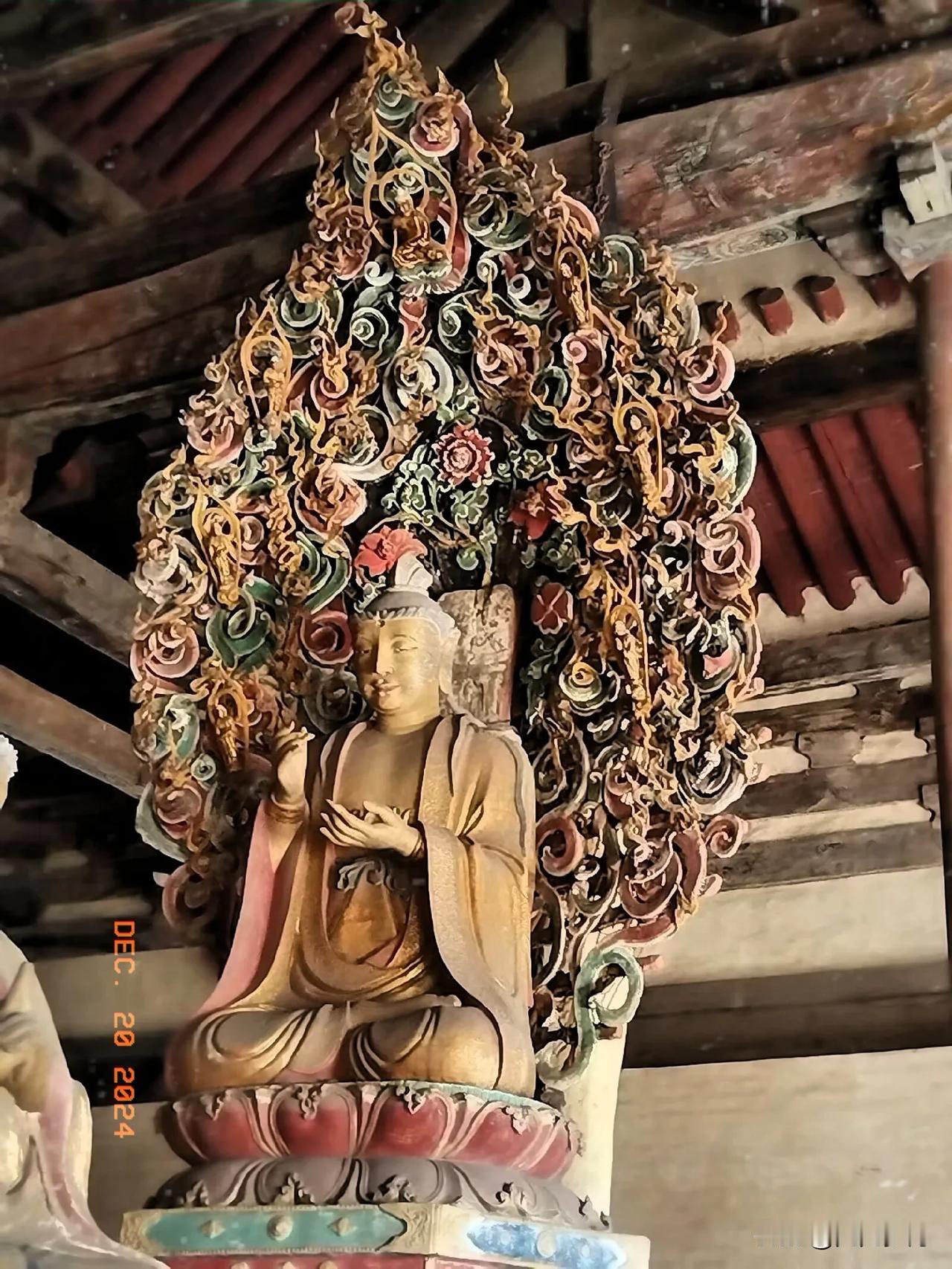 长子崇庆寺悬塑长治市长子县崇庆寺彩塑