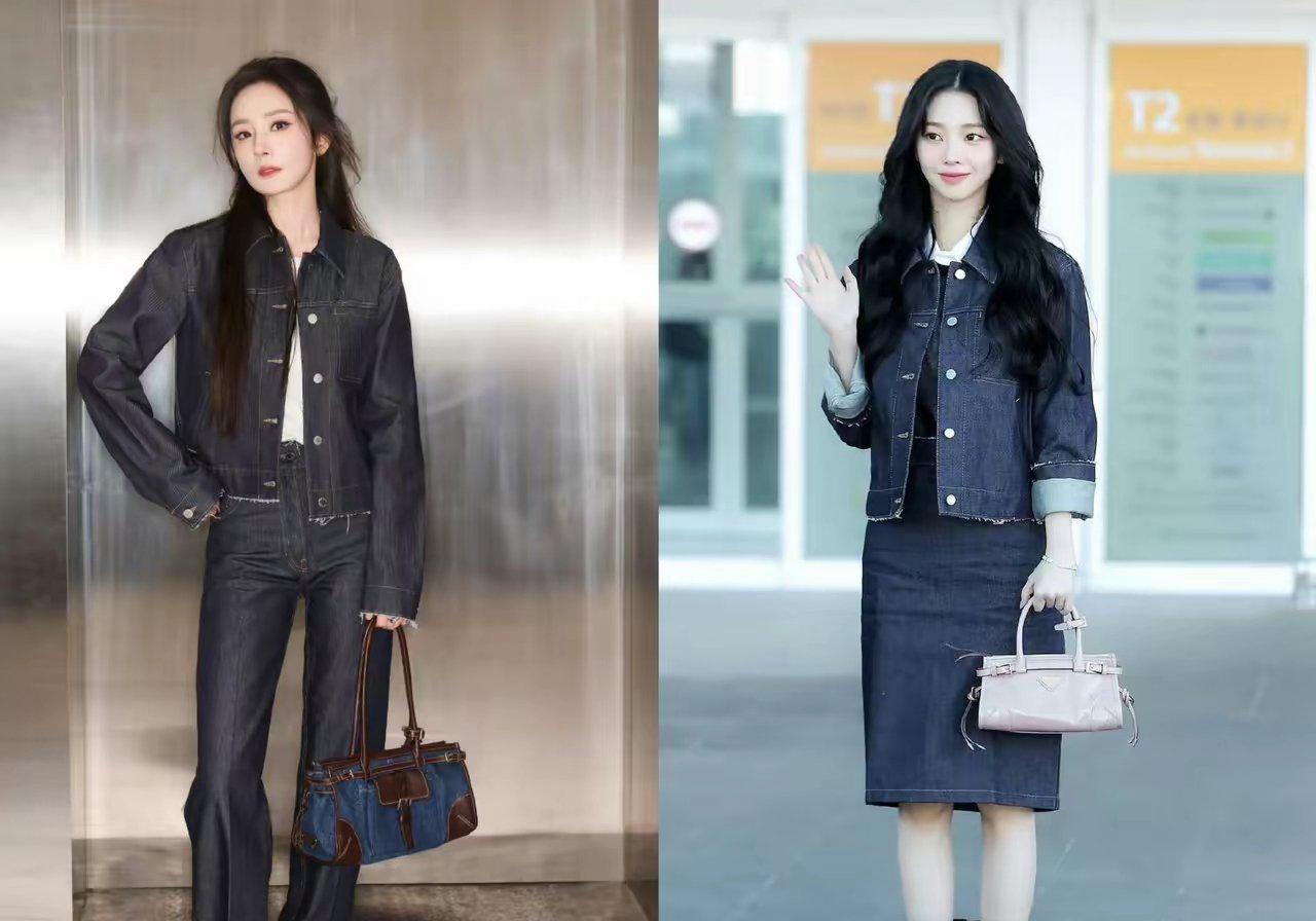 杨幂柳智敏撞衫Prada，

粉丝吵翻天，

这波操作你看懂没？

米兰时装周生