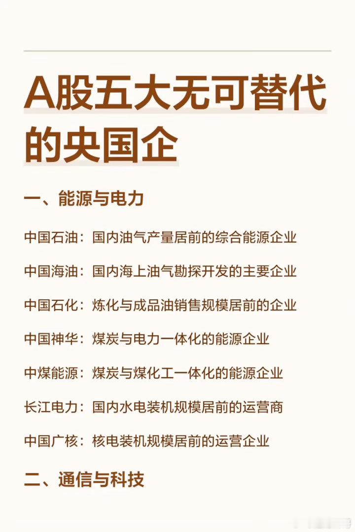 五大核心赛道，读懂那些举足轻重的央国企在庞大的产业版图之中，有一批特殊的企业，默