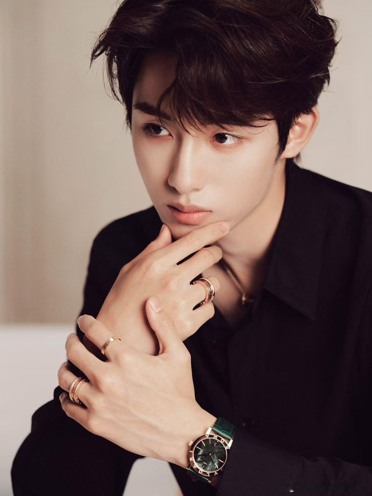 董思成氛围感钓系 董思成这个镜头简直是“杀器”！黑西装上的碎钻如夜空繁星，垂下的