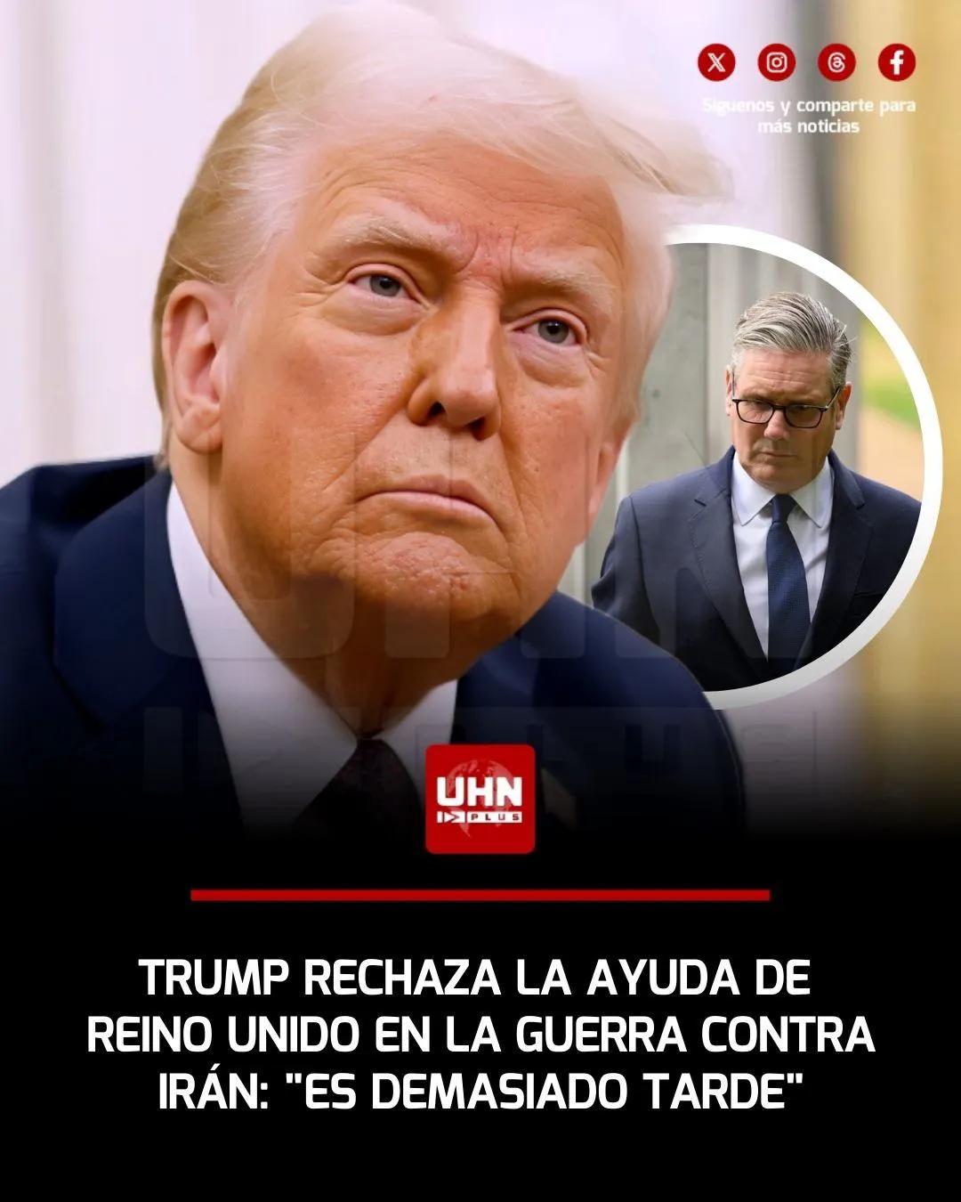 🇺🇸🇬🇧‼️ | 据Axios报道，美国总统唐纳德·特朗普已正式拒绝英国