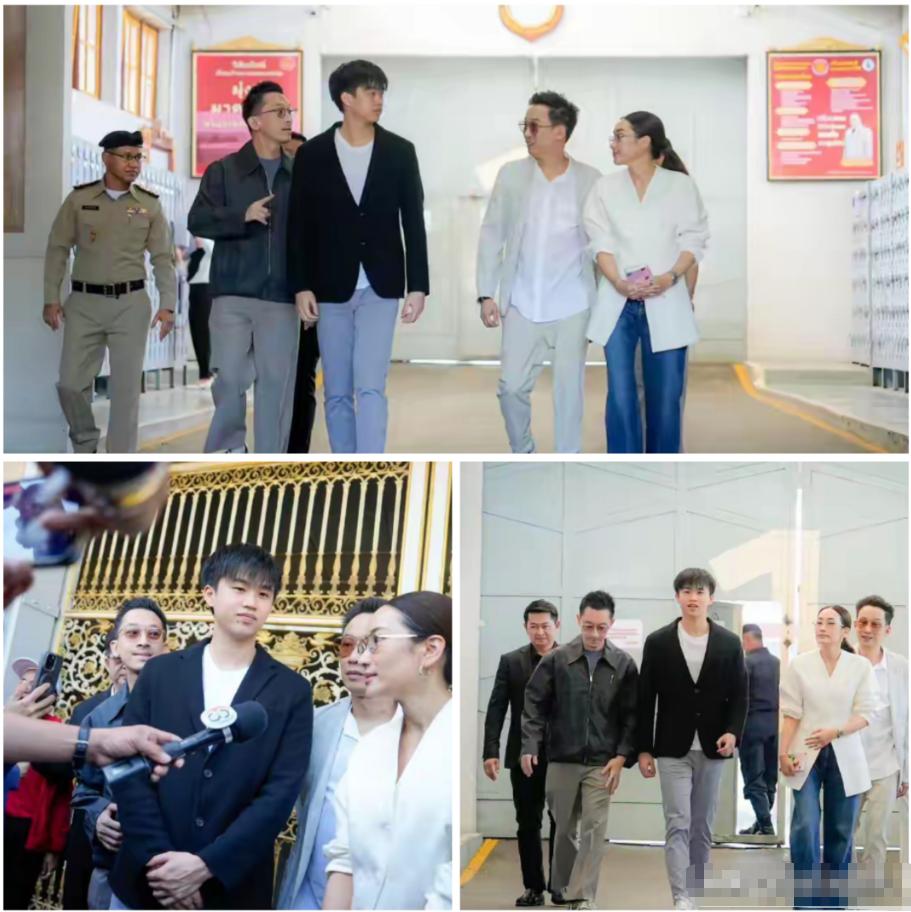 果然不出所料，泰国前总理英拉终于派遣自己的儿子23岁的素帕赛，前往监狱探视他信了