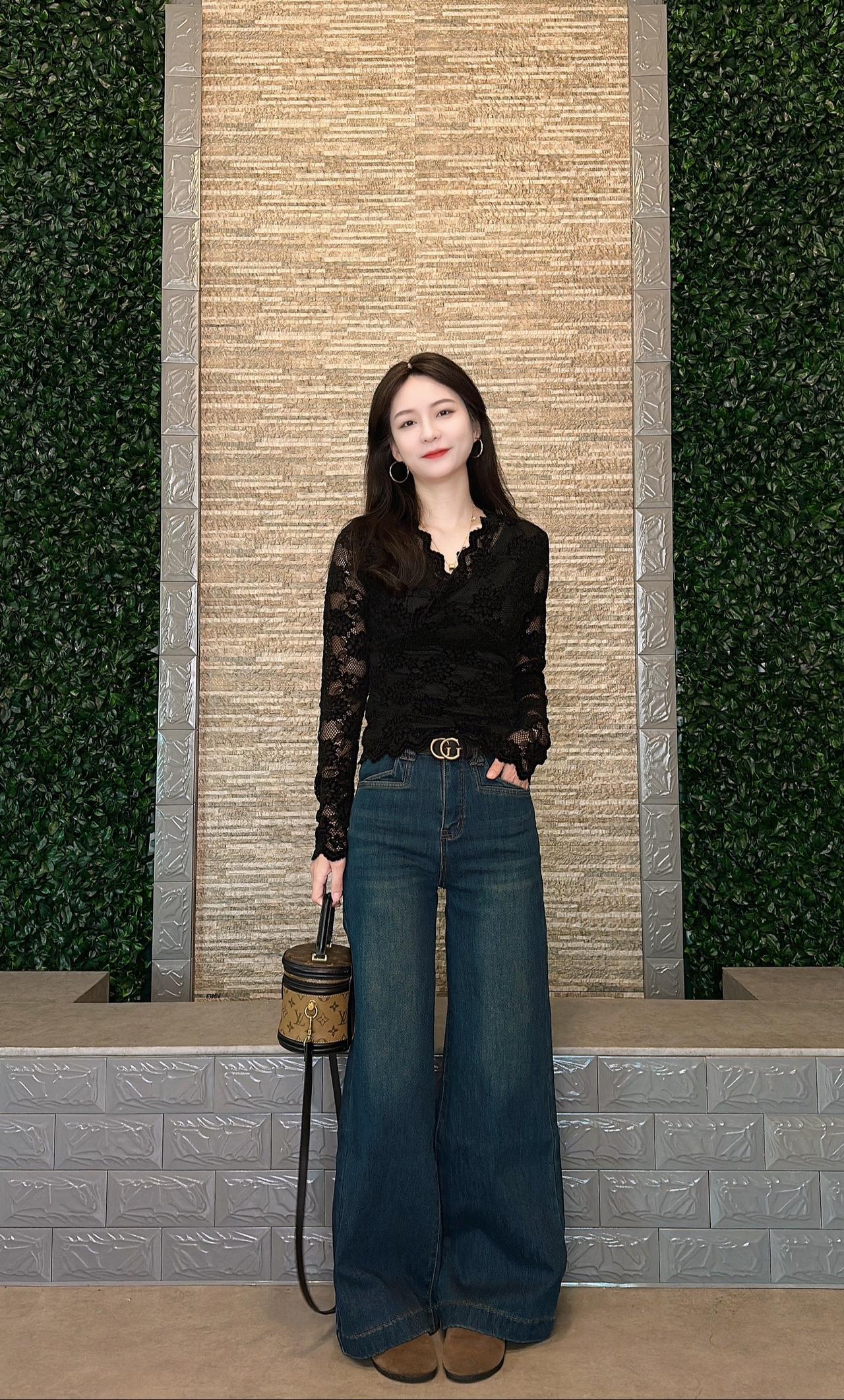 时间在过滤不属于你的东西人生终究不会圆满求而不得未必是遗憾牛仔裤 冬季穿搭