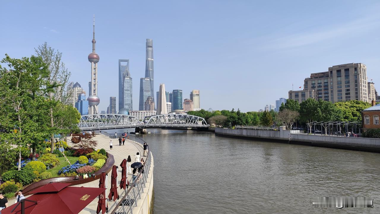 分享你所在城市随拍照片苏州河边望浦东