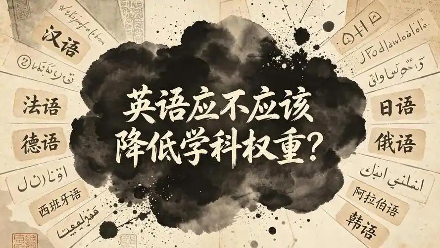 为什么降低英语权重是必然？一个月多月来，因为汤家凤的一个贴文，招致胡锡进等人的攻