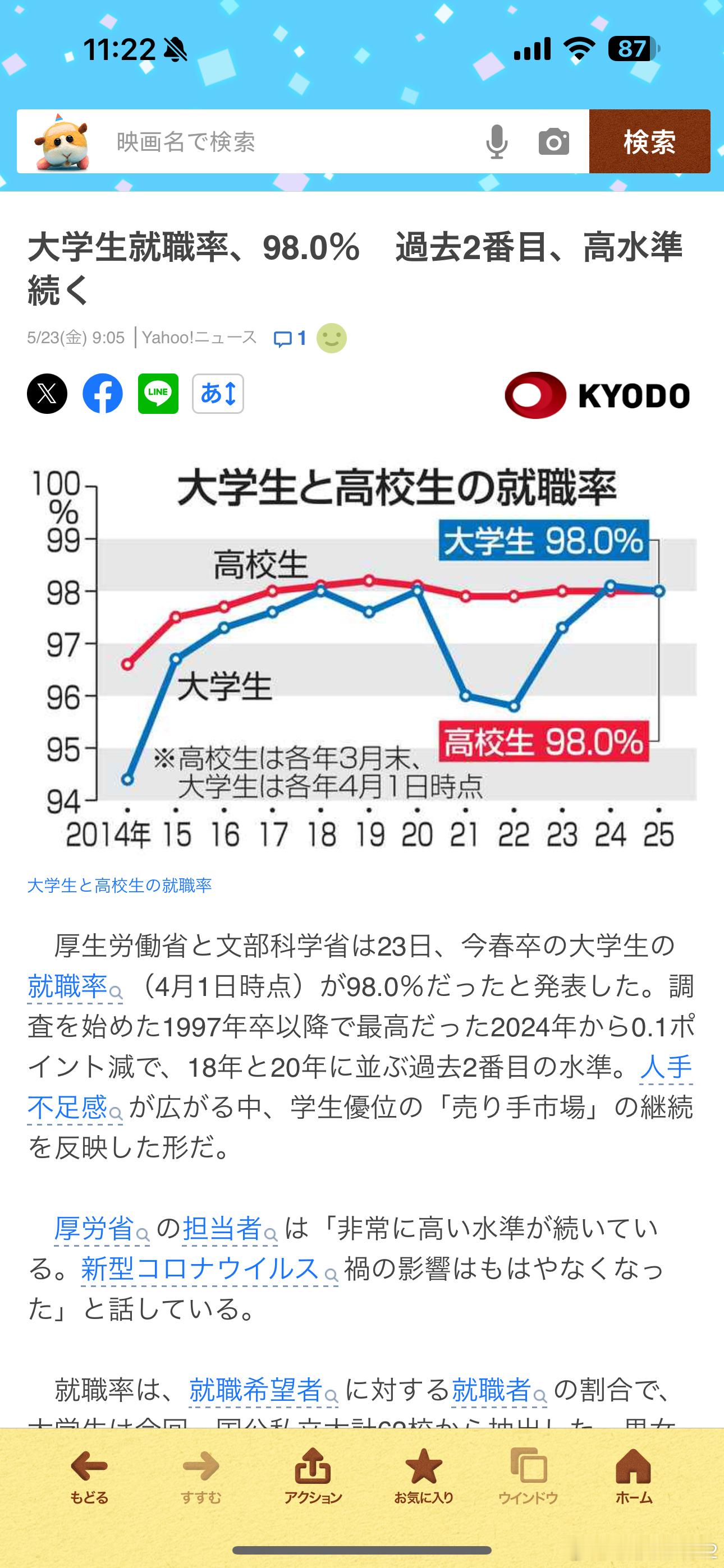 海外新鲜事日本应届大学生就业率98% 日本最新的应届大学毕业生就业率统计出来了，