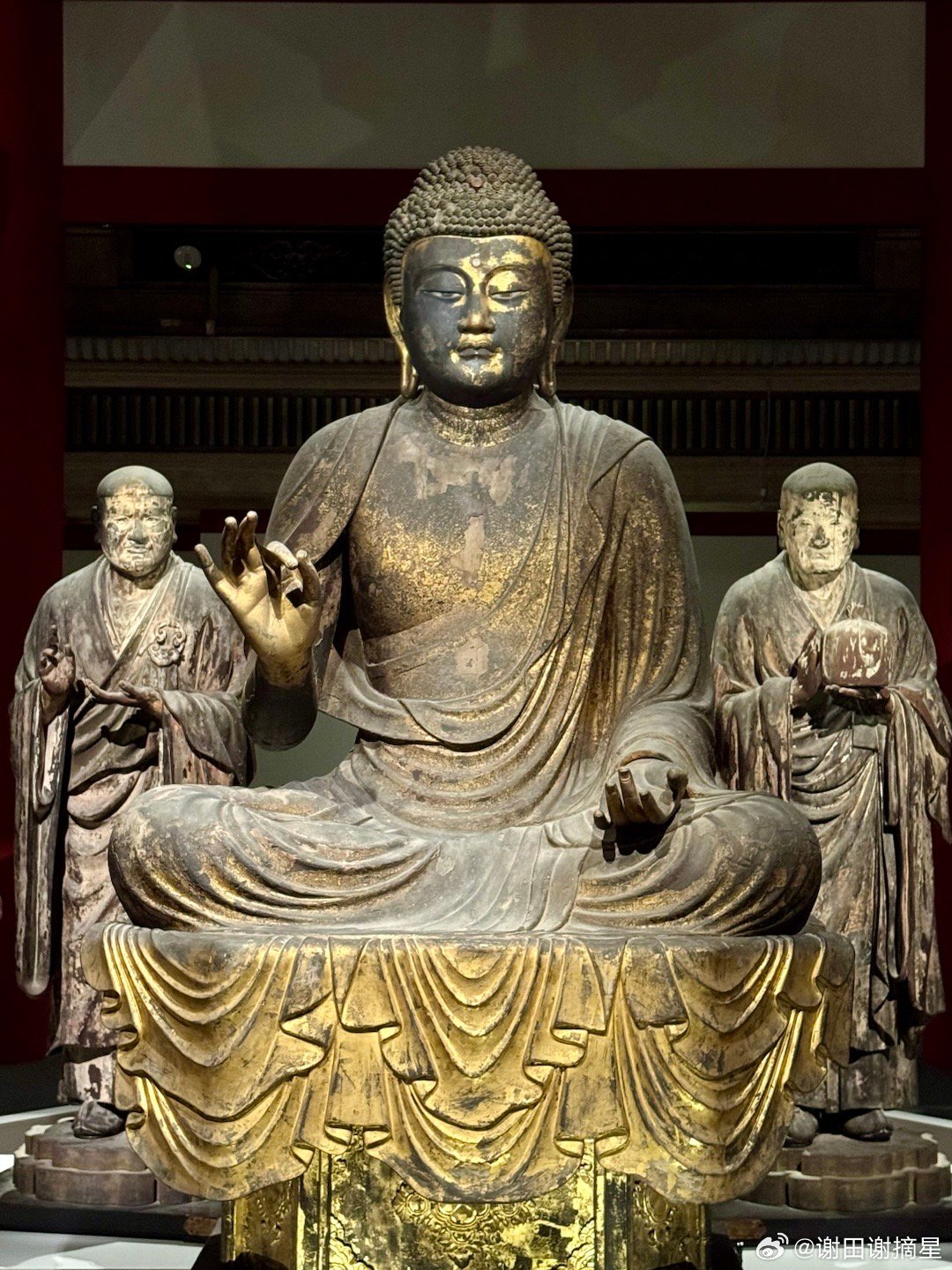 弥勒佛祖带着无著世亲二菩萨和四大天王来了。东京国立博物馆秋季特别展：“运庆，祈祷