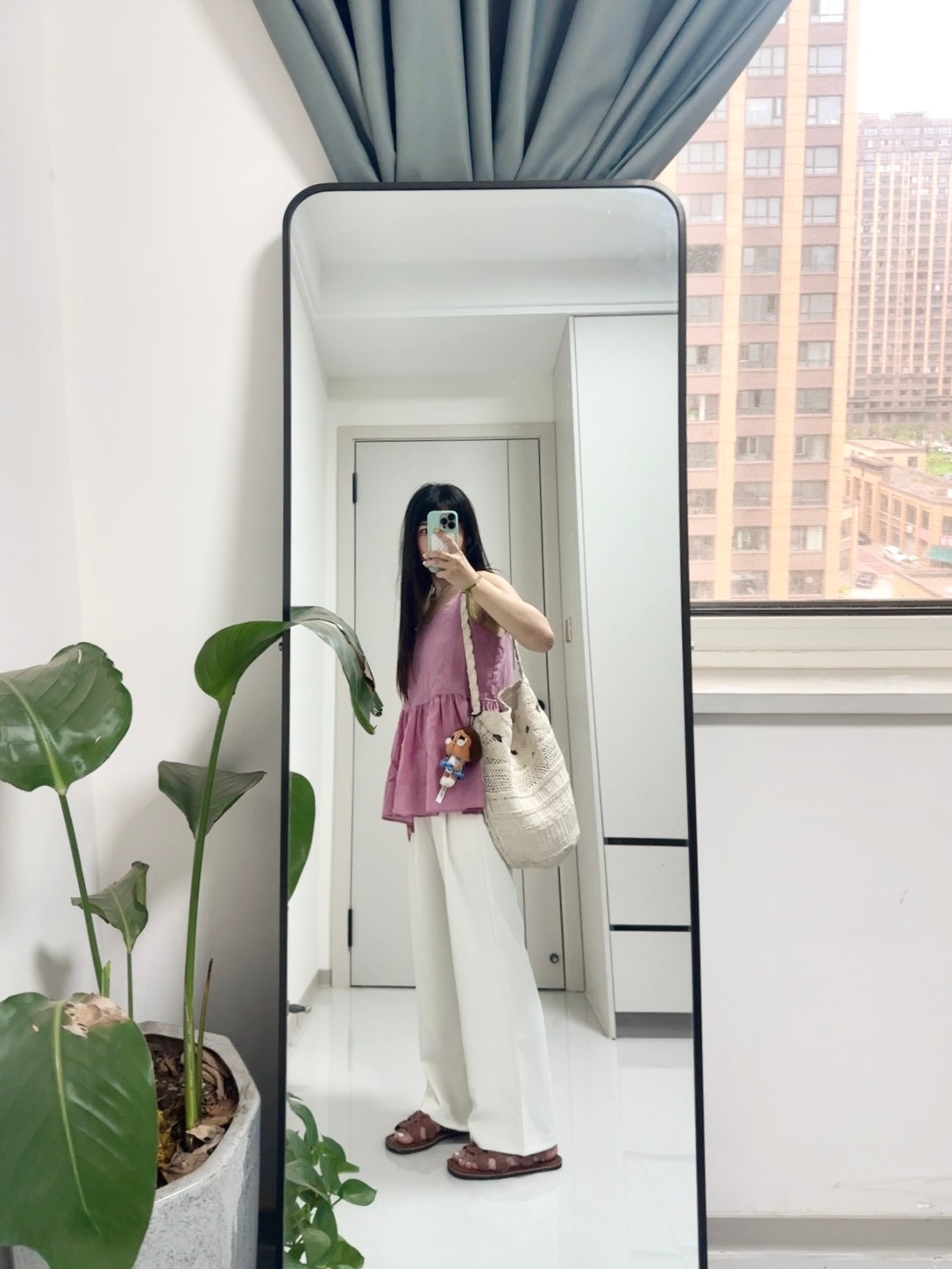 满妈的ootd 羡慕男人 夏天no bra真的超级爽啊！！！ 